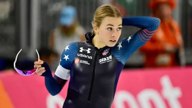US speedskater Greta Myers makes Olympic debut in women's 3000m