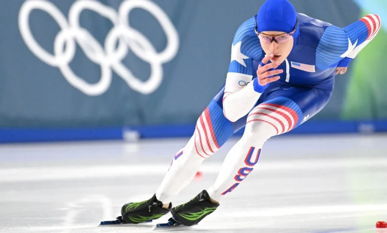 U.S. speedskater nabs silver for third Olympic medal : NPR