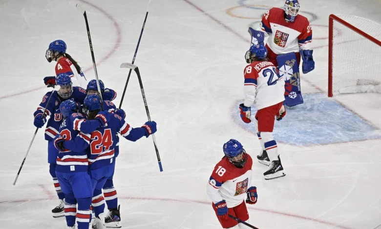 USA downs Czech Republic on Day 1 of Olympic women’s hockey headlined by norovirus outbreak