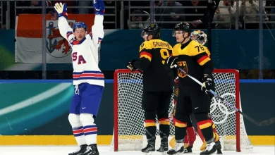 USA men's hockey handles Germany in best Olympics win yet