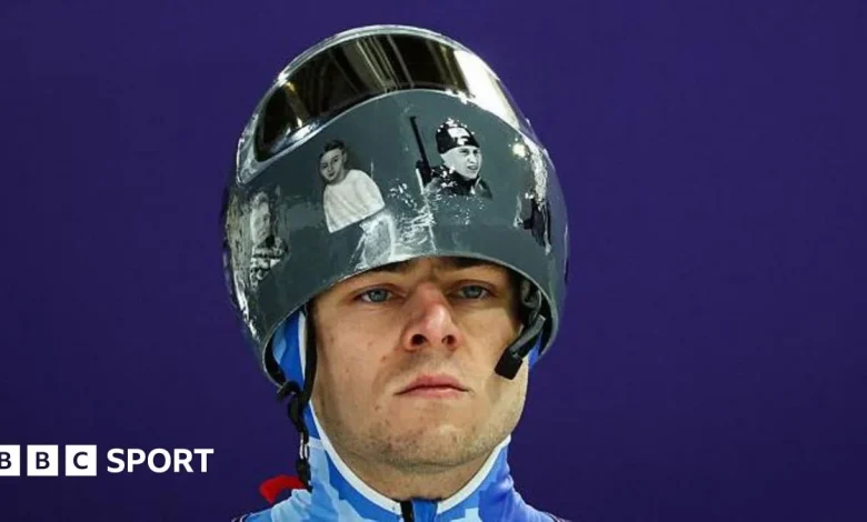 Ukrainian racer says he will wear 'helmet of remembrance' despite IOC ban