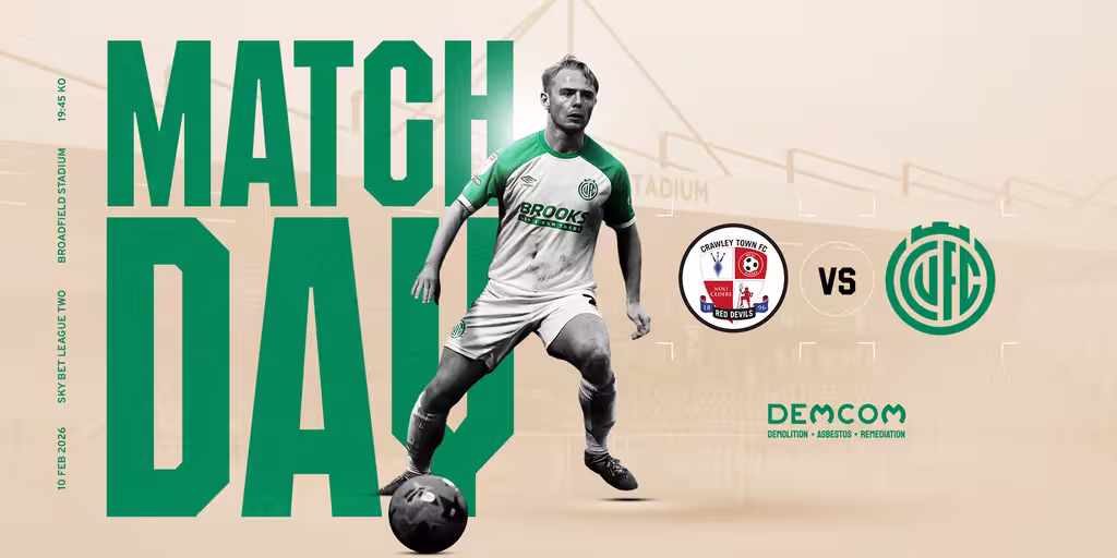 U's Matchday: Crawley (A)