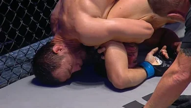 Usman Nurmagomedov Chokes Out Alfie Davis to Retain PFL 155-Pound Crown