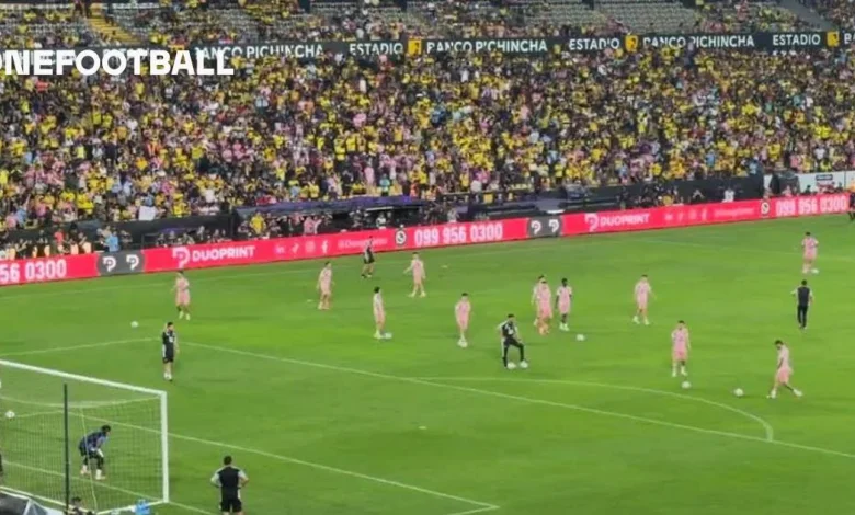 (VIDEO) El GOLAZO de Messi en el calentamiento previo a El Partido de la Historia