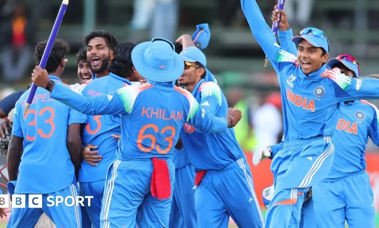 Vaibhav Suryavanshi: India teenager, 14, makes 175 from 80 balls in Under-19 World Cup final against England