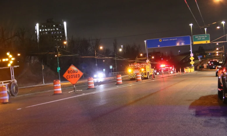Vancouver to Richmond bridge closed overnight after barge strike