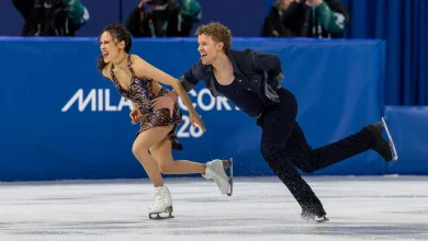 Veteran ice dancers Madison Chock and Evan Bates serve as support for first-time Olympians