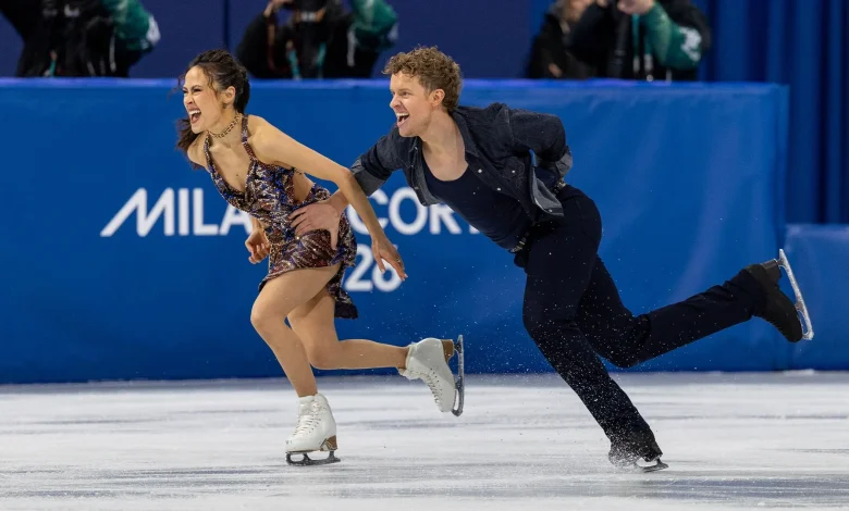 Veteran ice dancers Madison Chock and Evan Bates serve as support for first-time Olympians