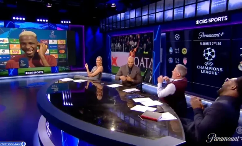 Victor Osimhen leaves Micah Richards speechless with brutal comment during CBS interview