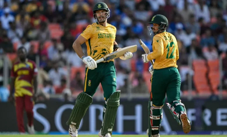 WI vs SA LIVE Score, T20 World Cup 2026: Aiden Markram Nears Fiery 50 vs WI; Indian Fans Go Crazy