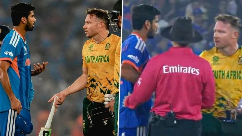 Washington Sundar and David Miller Confront Each Other in Drinks Break During IND vs SA T20 World Cup 2026