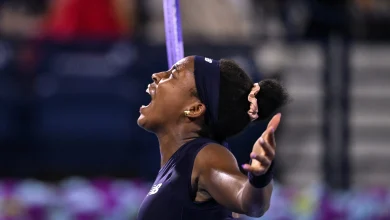 Watch: Coco Gauff wins 15-13 tiebreak in Dubai semifinal, longest of 2026