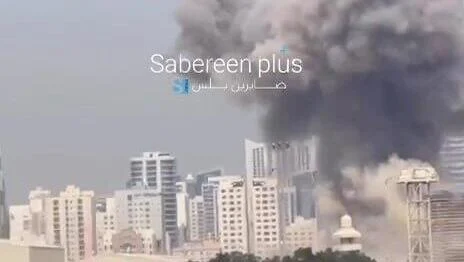 Watch: Smoke rises near US Navy base in Bahrain amid Iran conflagration