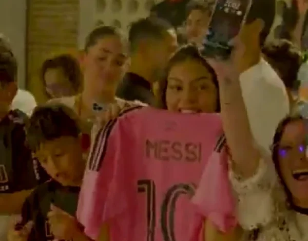 Watch how fans trooped to welcome Lionel Messi in Colombia