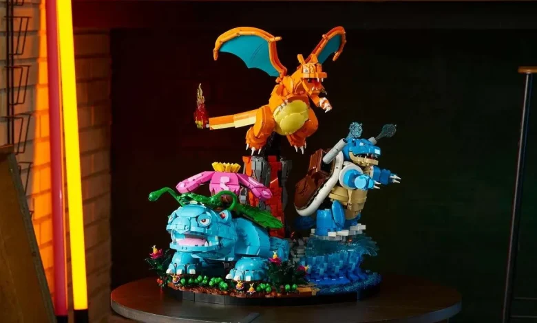 We Build LEGO Pokémon Venusaur, Charizard, and Blastoise, An Early Contender for Set of the Year