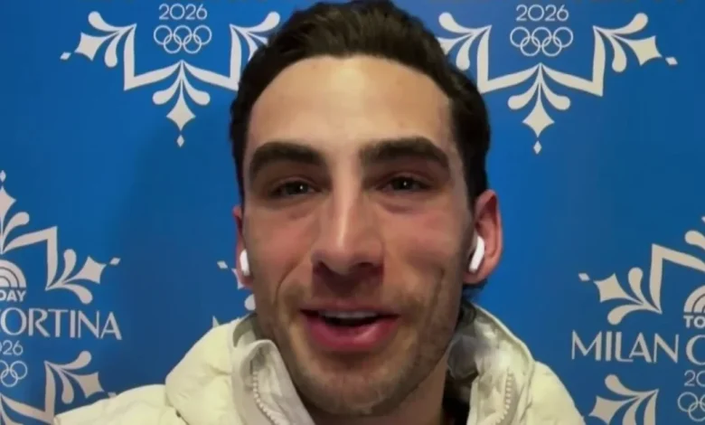 'We just got that American spirit': Emery Lehman on winning silver in men's speedskating