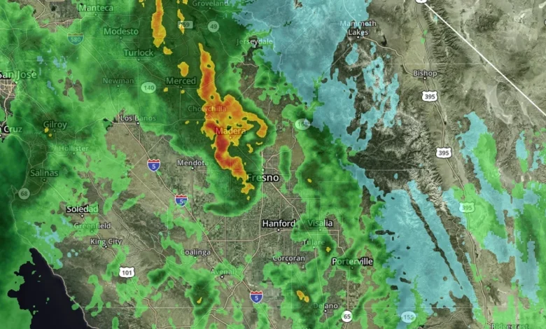 Weather advisory issued for parts of Fresno, Merced and Madera; funnel clouds possible