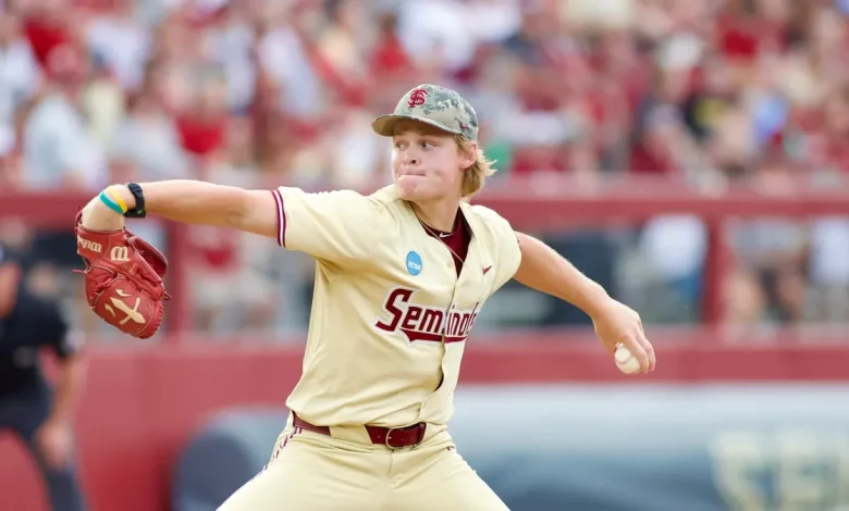 Wes Mendes earns Opening Day start for FSU baseball, weekend rotation set