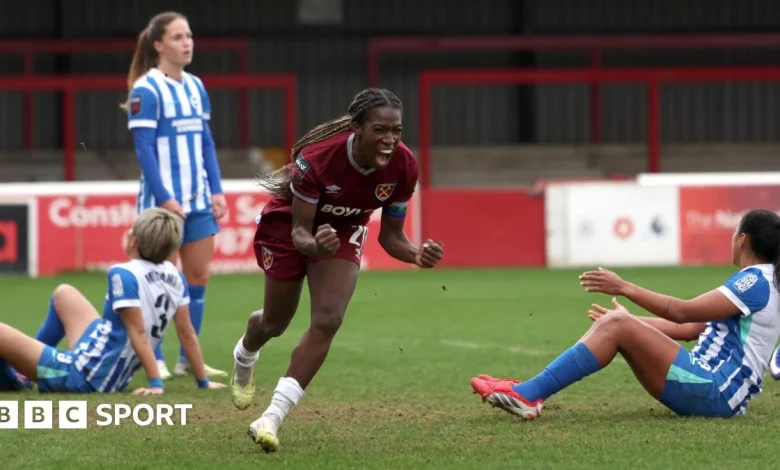 West Ham 3-2 Brighton: Viviane Asseyi scores late winner as Hammers stun Seagulls