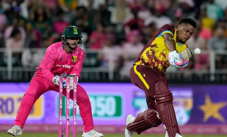 West Indies beat South Africa in rain-hit T20 shootout