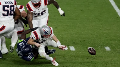 What Patriots coach said about Drake Maye getting sacked 6 times in Super Bowl