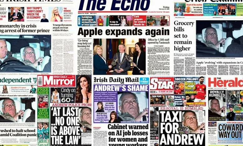 What the papers say: Friday's front pages