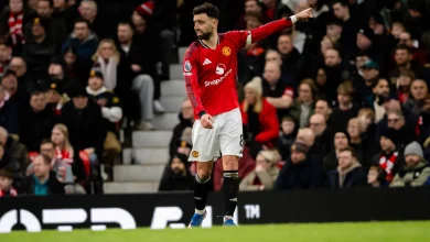 Where does Bruno Fernandes rank with this season's assists?