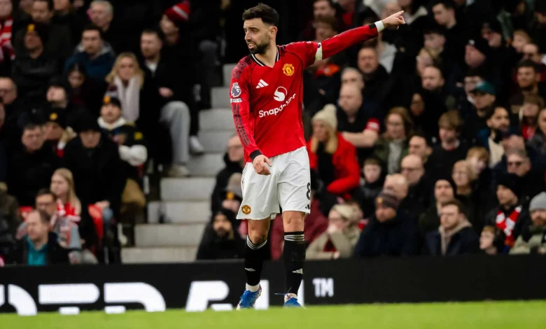 Where does Bruno Fernandes rank with this season's assists?