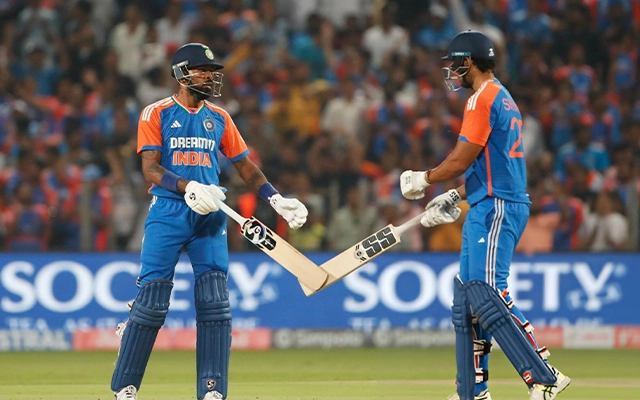 Who is the more explosive batter in T20Is – Dube or Hardik?