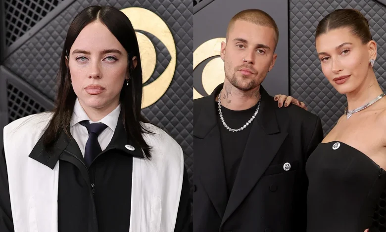 Why Billie Eilish, Justin Bieber Are Wearing ICE Out Pins At The Grammys