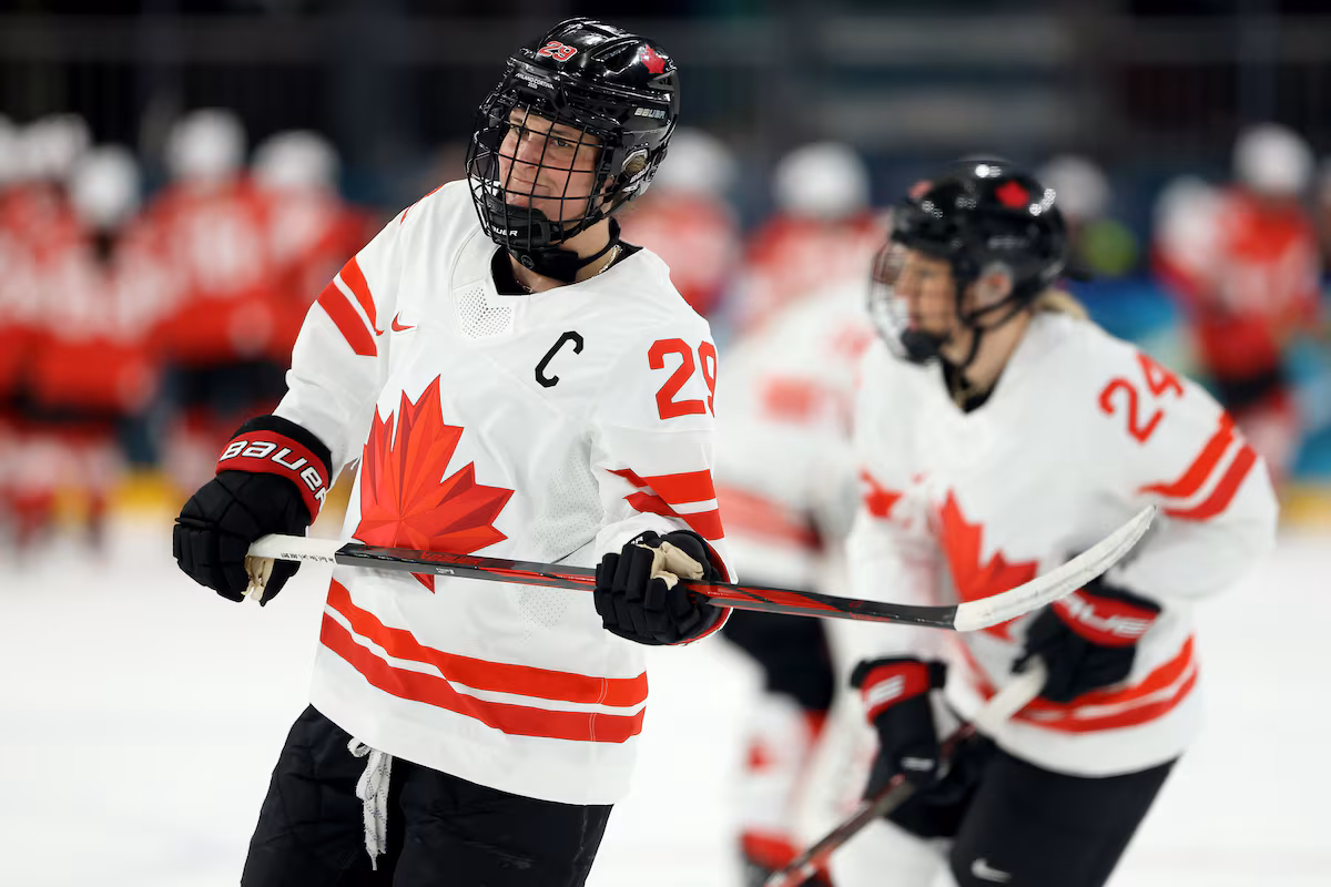 Why Marie-Philip Poulin, the best women’s hockey player in the world, picks up all the pucks after warmup