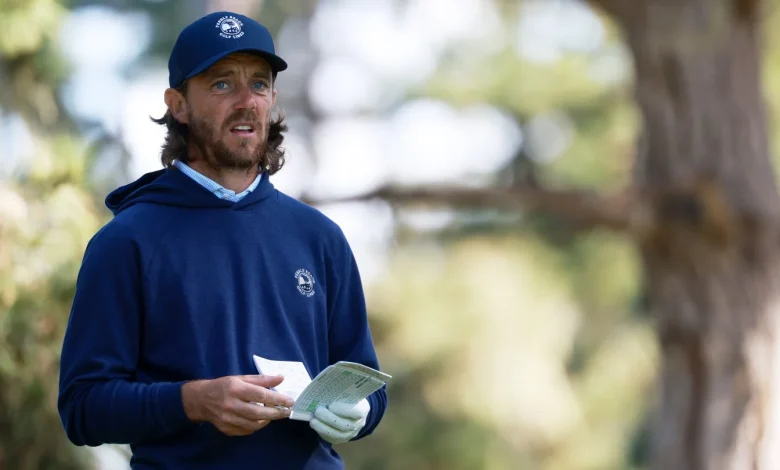 Why Tommy Fleetwood is wearing Pebble Beach-logoed gear this week