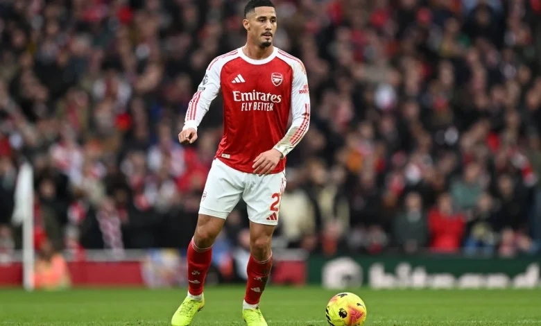 Why William Saliba is missing from Arsenal squad against Brentford today