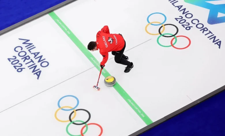 Why do they sweep the ice in curling?