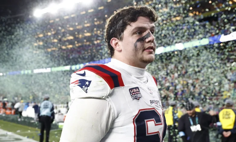 Will Campbell declined to speak to media after rough outing at Super Bowl LX