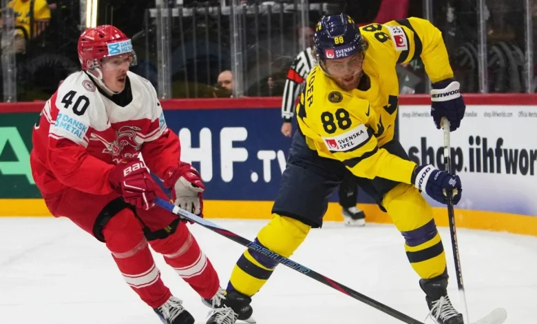 William Nylander misses practice ahead of Sweden's Olympic opener