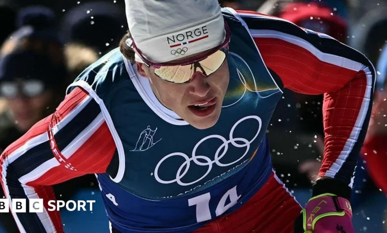 Winter Olympics 2026: Johannes Hoesflot Klaebo wins record ninth gold medal in cross-country skiing