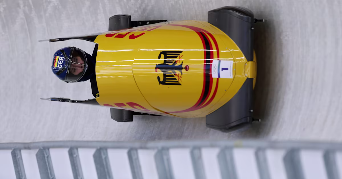 Winter Olympics 2026: Laura Nolte leads women’s monobob after first two heats in Cortina