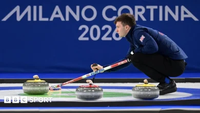 Winter Olympics 2026: Niall Treacy crashes out & women curlers win