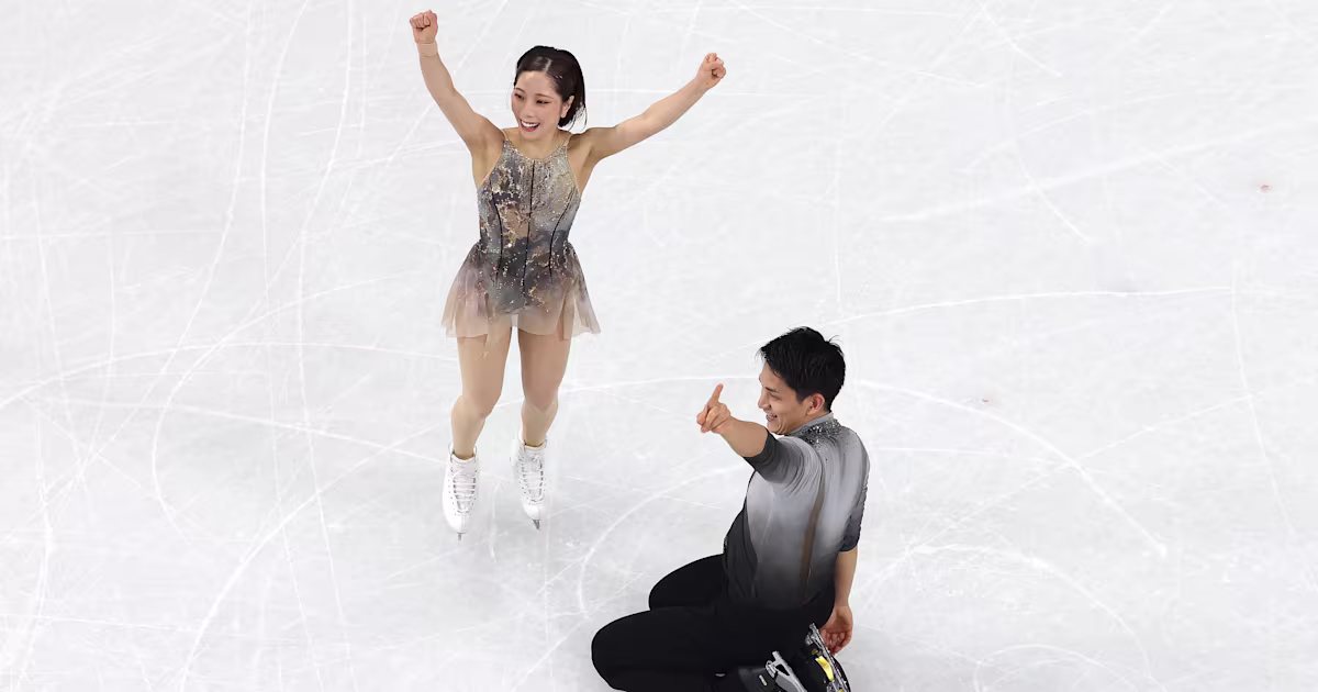 Winter Olympics 2026: Rock-solid Miura Riku and Kihara Ryuichi top pairs free skate as team Japan closes in on U.S. lead