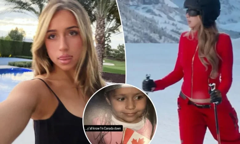 Winter Olympics 2026 Tate McRae Team USA ad fury Canada