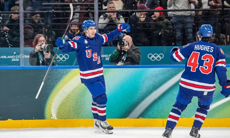 Winter Olympics 2026: Team USA men's hockey survives scare, holds off pesky Denmark
