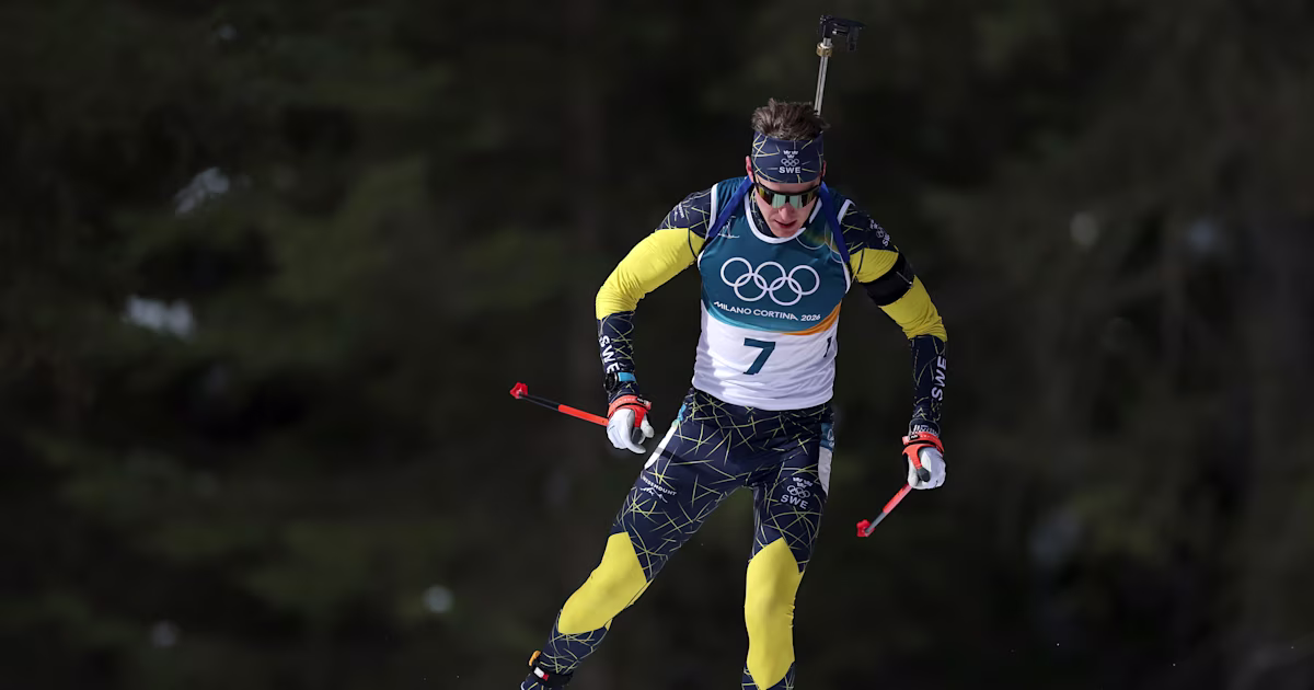 Winter Olympics 2026 biathlon: Sweden's Martin Ponsiluoma wins gold in men's 12.5km pursuit epic