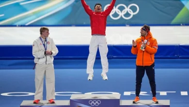 Winter Olympics: American speed skating star Jordan Stolz goes for third gold of the Games in 1500m