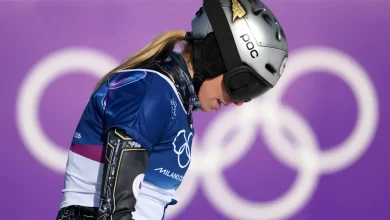 Winter Olypmics: Ester Ledecka upset in her bid for third straight gold