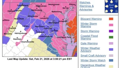 Winter Storm Warning and Advisory Issued Ahead of Sunday Night Snow