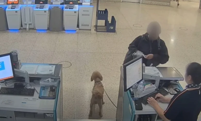 Woman Abandoned Dog at Airport Ticket Counter