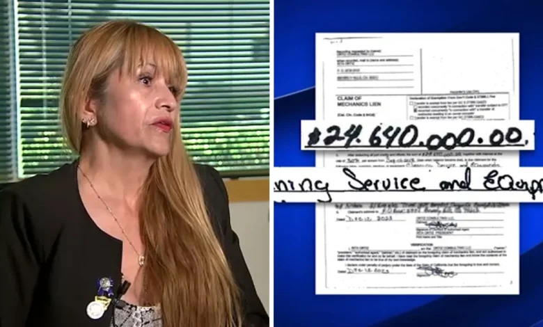Woman behind multimillion dollar liens in Beverly Hills arrested for filing false documents, LAPD says