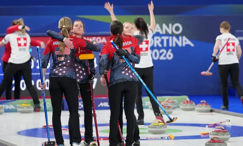 Women's Curling Semifinals: USA to play for bronze after loss to Switzerland; Swiss to face Sweden in gold medal game