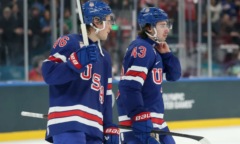 Women’s gold medal in hockey an inspiration to Hughes, men’s team ahead of semis